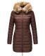 Marikoo Rose ladies long winter quilted jacket parka -