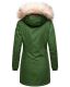 Navahoo Cristal Damen Winterjacke Parka mit Kunstfell Gruen Gr.XS