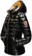 Navahoo Aurelianaa ladies shiny quilted jacket - Black-Gr.XS