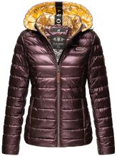 Navahoo Aurelianaa Damen Steppjacke B858 Aubergine Größe XS - Gr. 34