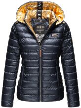 Navahoo Aurelianaa ladies shiny quilted jacket - Navy-Gr.XS