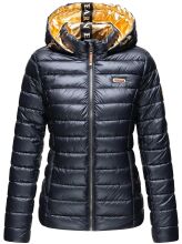 Navahoo Aurelianaa ladies shiny quilted jacket - Navy-Gr.XS