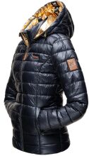 Navahoo Aurelianaa ladies shiny quilted jacket - Navy-Gr.XS