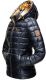 Navahoo Aurelianaa ladies shiny quilted jacket - Navy-Gr.XS