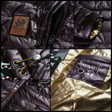 Navahoo Aurelianaa ladies shiny quilted jacket - Olive-Gr.XS