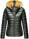 Navahoo Aurelianaa ladies shiny quilted jacket - Olive-Gr.XS