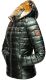 Navahoo Aurelianaa ladies shiny quilted jacket - Olive-Gr.XS