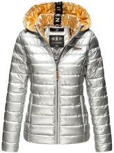 Navahoo Aurelianaa Damen Steppjacke B858 Silber Größe XS - Gr. 34
