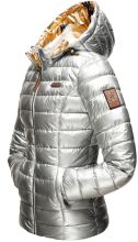 Navahoo Aurelianaa Damen Steppjacke B858 Silber Größe XS - Gr. 34