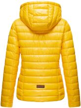 Navahoo Aurelianaa ladies shiny quilted jacket - Yellow-Gr.XS