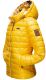 Navahoo Aurelianaa ladies shiny quilted jacket - Yellow-Gr.XS