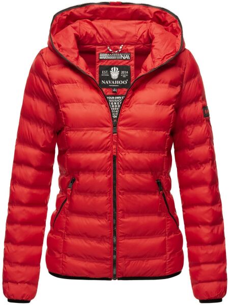 Navahoo Neevia Damen übergangs Steppjacke Rot-Gr.XS