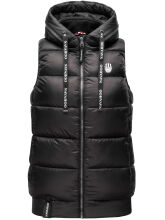 Navahoo Kassidy ladies spring vest quilted vest Black-Gr.XS