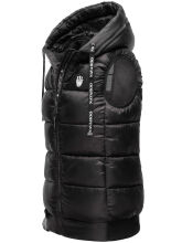 Navahoo Kassidy Damen Übergangs Weste Steppweste Schwarz XL - Gr. 42