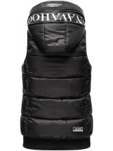 Navahoo Kassidy Damen Übergangs Weste Steppweste Schwarz XL - Gr. 42