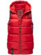 Navahoo Kassidy Damen Übergangs Weste Steppweste Rot XL - Gr. 42