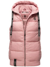 Navahoo Kassidy ladies spring vest quilted vest Rosa-Gr.XXL