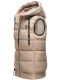 Navahoo Kassidy Damen Übergangs Weste Steppweste Taupe XS - Gr. 34
