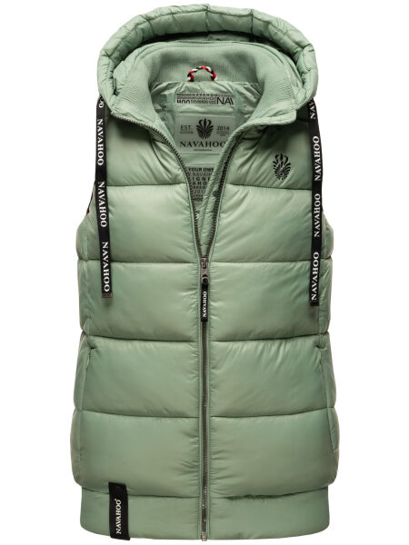 Navahoo Kassidy Damen Übergangs Weste Steppweste Mint XXL - Gr. 44