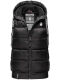 Navahoo Kassidy Damen Übergangs Weste Steppweste Schwarz 3XL - Gr. 46