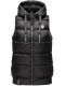 Navahoo Kassidy Damen Übergangs Weste Steppweste Schwarz 3XL - Gr. 46