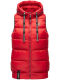 Navahoo Kassidy Damen Übergangs Weste Steppweste Rot 3XL - Gr. 46
