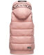 Navahoo Kassidy Damen Übergangs Weste Steppweste Rosa 3XL - Gr. 46