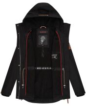 Marikoo Damen Outdoor wasserabweisende Übergangsjacke - Schwarz-Gr.XS