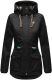 Marikoo Damen Outdoor wasserabweisende Übergangsjacke - Schwarz-Gr.XS