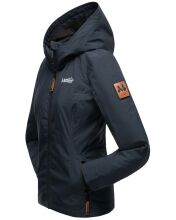 Marikoo Brombeere Damen Übergansjacke Frühlings Jacke Navy-Gr.S