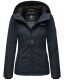 Marikoo Brombeere Damen Übergansjacke Frühlings Jacke Navy-Gr.S