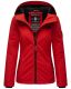 Marikoo Brombeere Damen Übergansjacke Frühlings Jacke Rot-Gr.XL