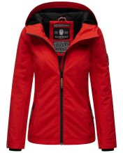 Marikoo Brombeere Damen Übergansjacke Frühlings Jacke Rot-Gr.XXL
