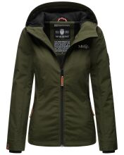 Marikoo Brombeere Damen Übergansjacke Frühlings Jacke Olive-Gr.XS