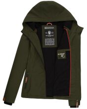 Marikoo Brombeere Damen Übergansjacke Frühlings Jacke Olive-Gr.XS