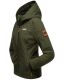 Marikoo Brombeere Damen Übergansjacke Frühlings Jacke Olive-Gr.XS