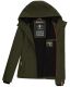 Marikoo Brombeere Damen Übergansjacke Frühlings Jacke Olive-Gr.XL
