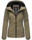 Marikoo Brombeere Damen Übergansjacke Frühlings Jacke Stone-G.-Gr.XS