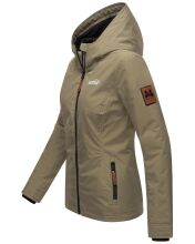 Marikoo Brombeere Damen Übergansjacke Frühlings Jacke Stone-G.-Gr.XXL