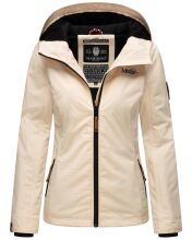 Marikoo Brombeere Damen Übergansjacke Frühlings Jacke Beige-Gr.XS