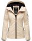 Marikoo Brombeere Damen Übergansjacke Frühlings Jacke Beige-Gr.XS