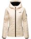 Marikoo Brombeere Damen Übergansjacke Frühlings Jacke Beige-Gr.XS