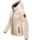 Marikoo Brombeere Damen Übergansjacke Frühlings Jacke Beige-Gr.XS