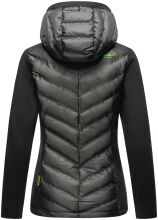 Navahoo Nimm mich mit Damen Fleece Hybrid Jacke Trekking Wanderjacke Schwarz-Gr.XS