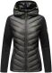 Navahoo Nimm mich mit Damen Fleece Hybrid Jacke Trekking Wanderjacke Schwarz-Gr.XS