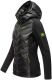 Navahoo Nimm mich mit Damen Fleece Hybrid Jacke Trekking Wanderjacke Schwarz-Gr.XXL