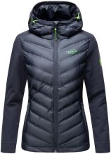Navahoo Nimm mich mit Womens Fleece Hybrid Jacket Trekking Navy-Gr.XS