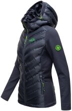 Navahoo Nimm mich mit Womens Fleece Hybrid Jacket Trekking Navy-Gr.XS