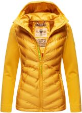 Navahoo Nimm mich mit Womens Fleece Hybrid Jacket Trekking Gelb-Gr.XL