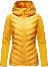 Navahoo Nimm mich mit Womens Fleece Hybrid Jacket Trekking Gelb-Gr.XL